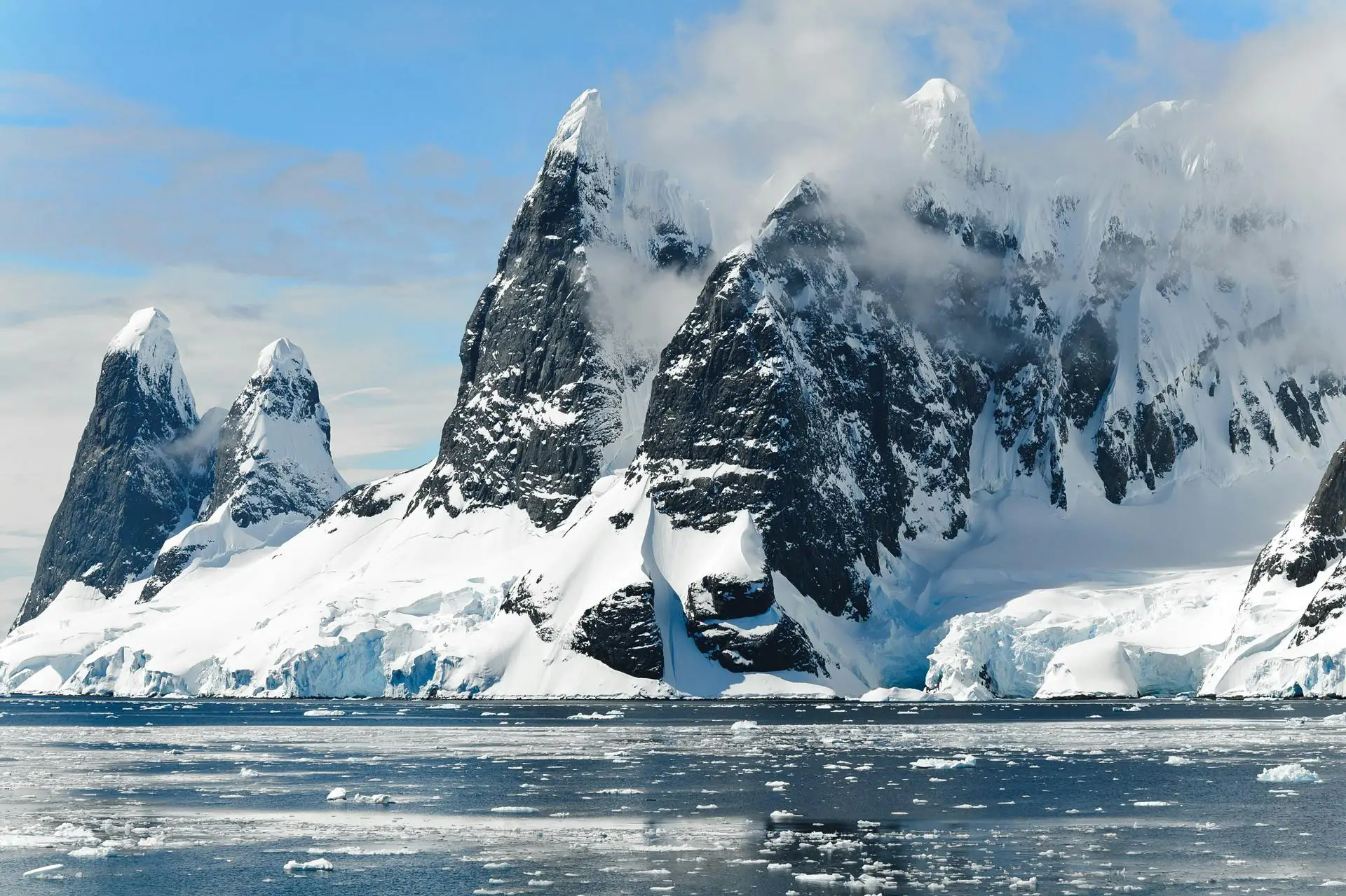 Cliffs in Antarctica