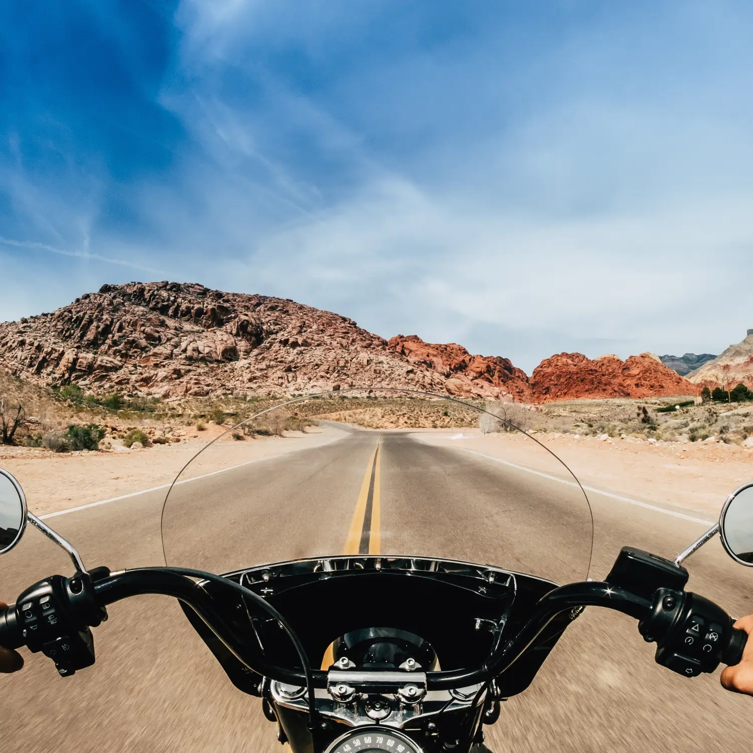 Travel through the deserts in Africa on the back of a motorcycle