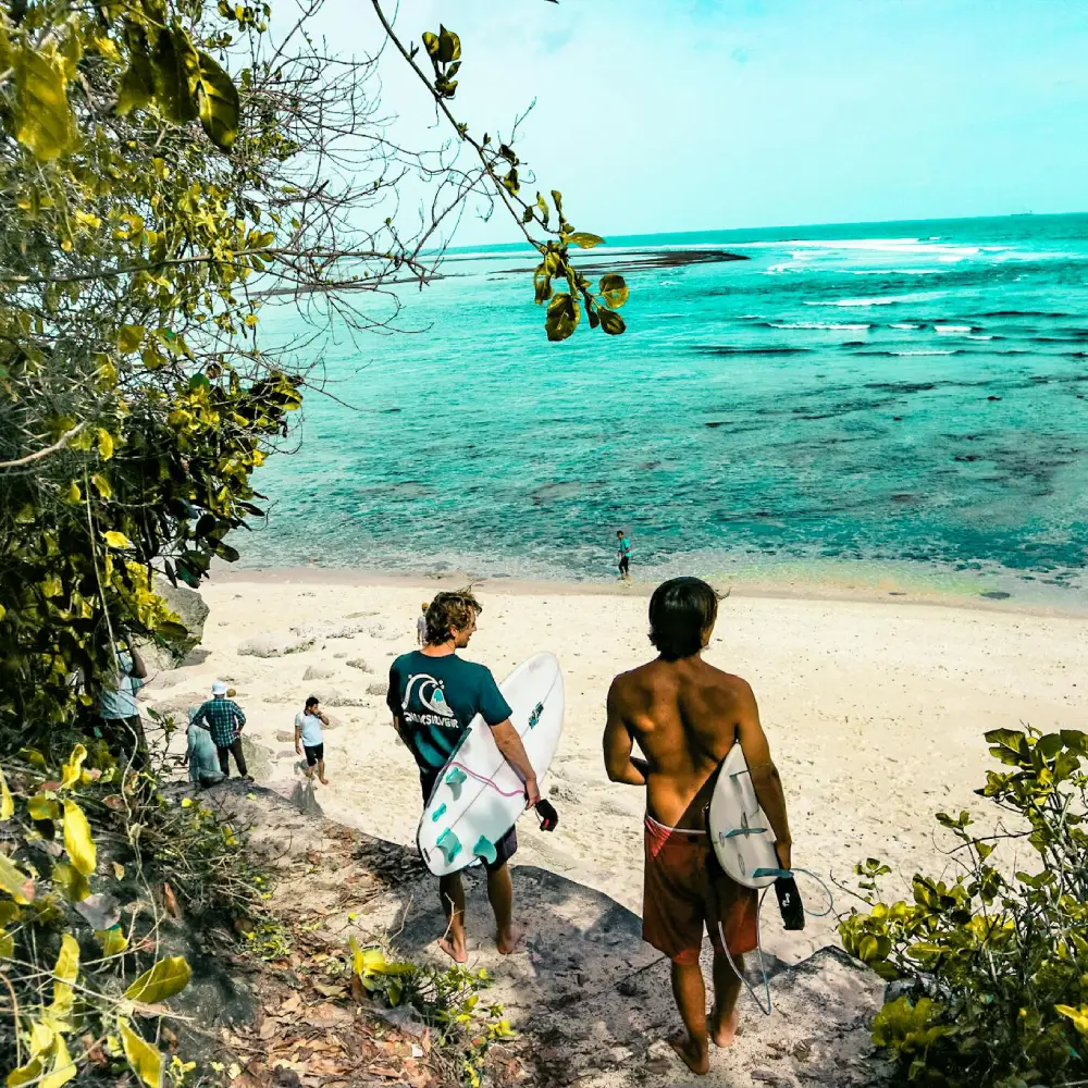 Surfing in Madagascar